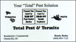 Total Pest and Termite, Greenville, SC