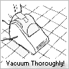 Vacuum all Floors!